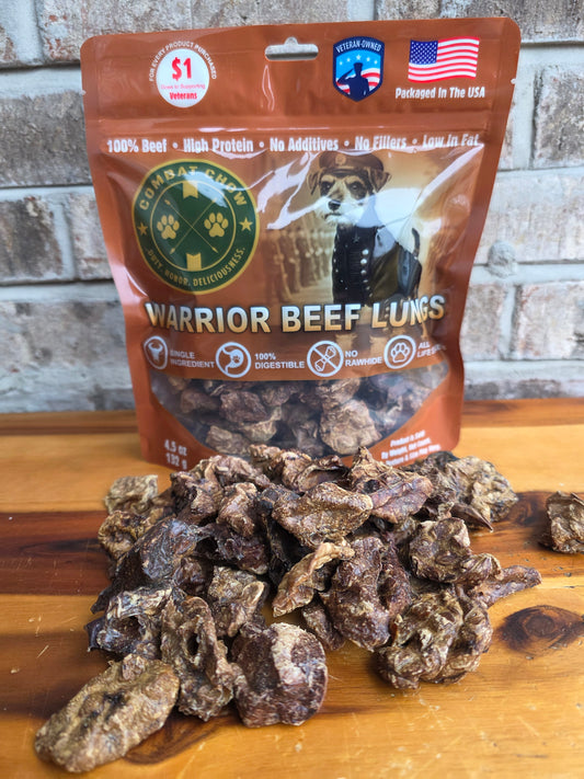 WARRIOR BEEF LUNGS - 4.25 OZ